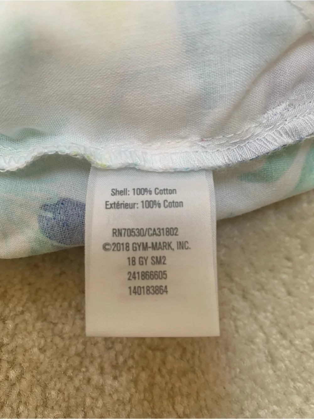 Gymboree Girls Floral White Tropical Shorts & Blue Denim Seahorse Shorts Set